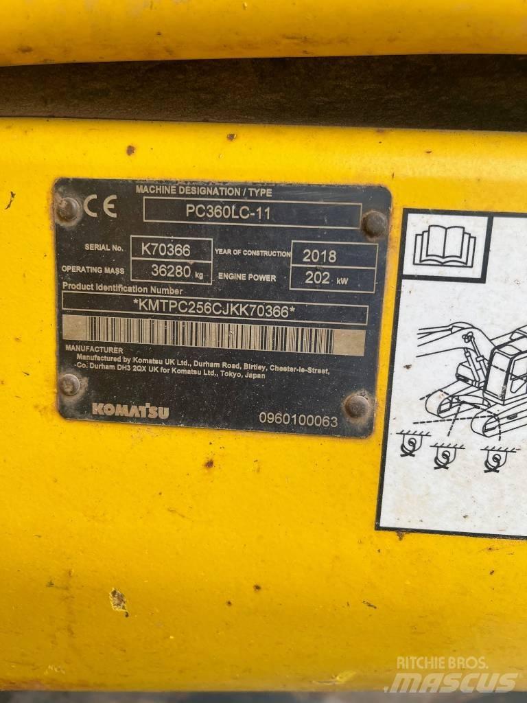 Komatsu PC360LC-11 Crawler excavators