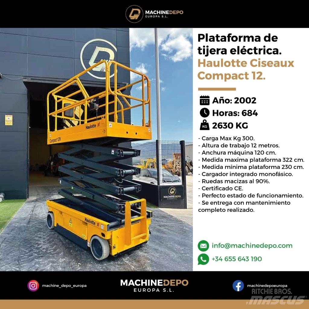Haulotte Compact 12 Scissor lifts