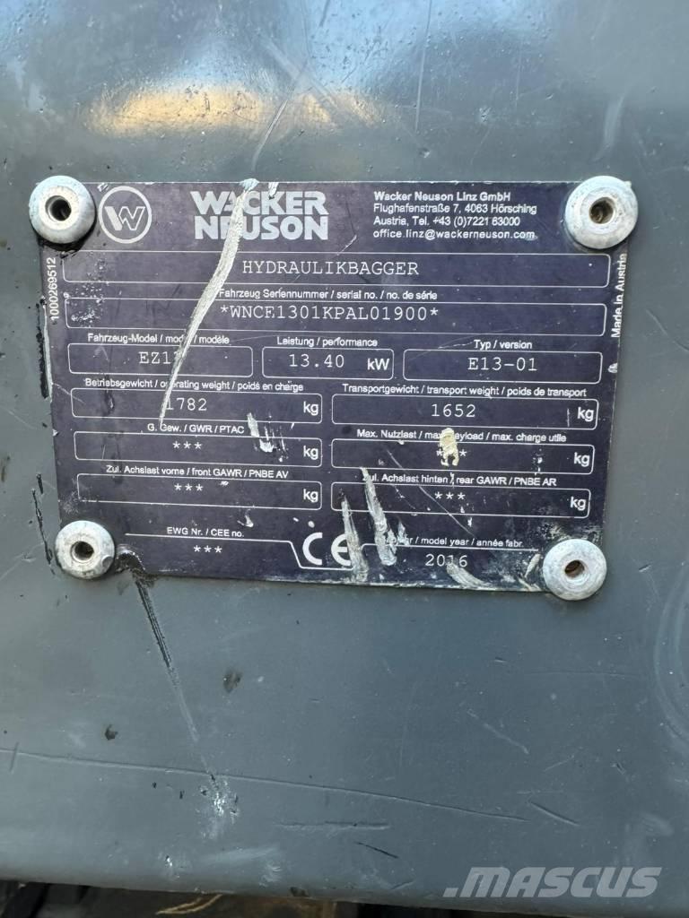 Wacker Neuson EZ 17 Mini excavators < 7t (Mini diggers)
