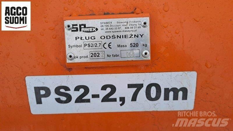 PS ALUEAURA 2-2.70 Snow blades and plows