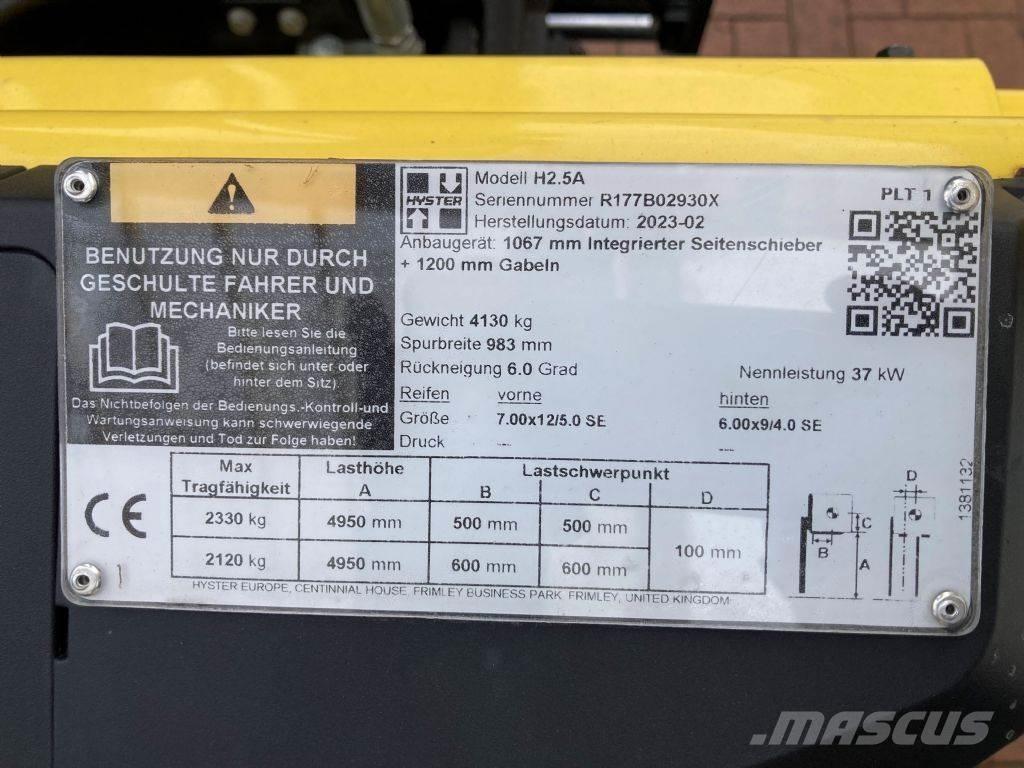 Hyster H 2.5A Diesel trucks