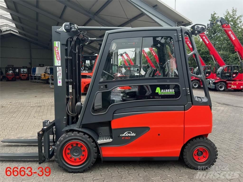 Linde E 50 HL 01 Electric forklift trucks