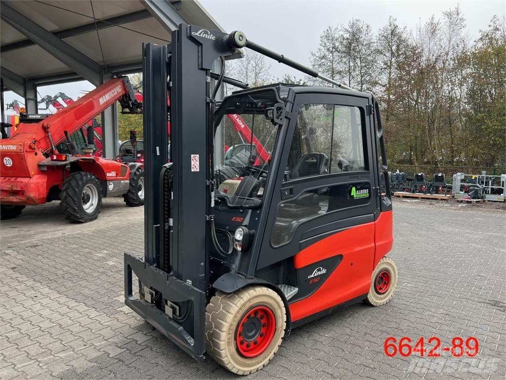 Linde E 50 HL 01 Electric forklift trucks