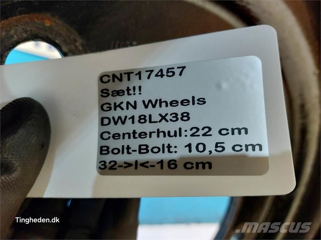  38 DW18Lx38 Sæt Tyres, wheels and rims