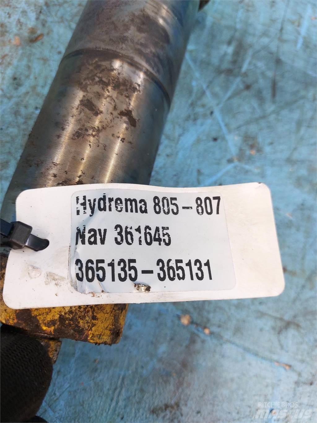 Hydrema 807 Booms and arms
