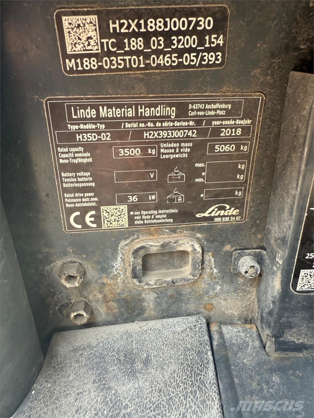 Linde H35D Diesel trucks