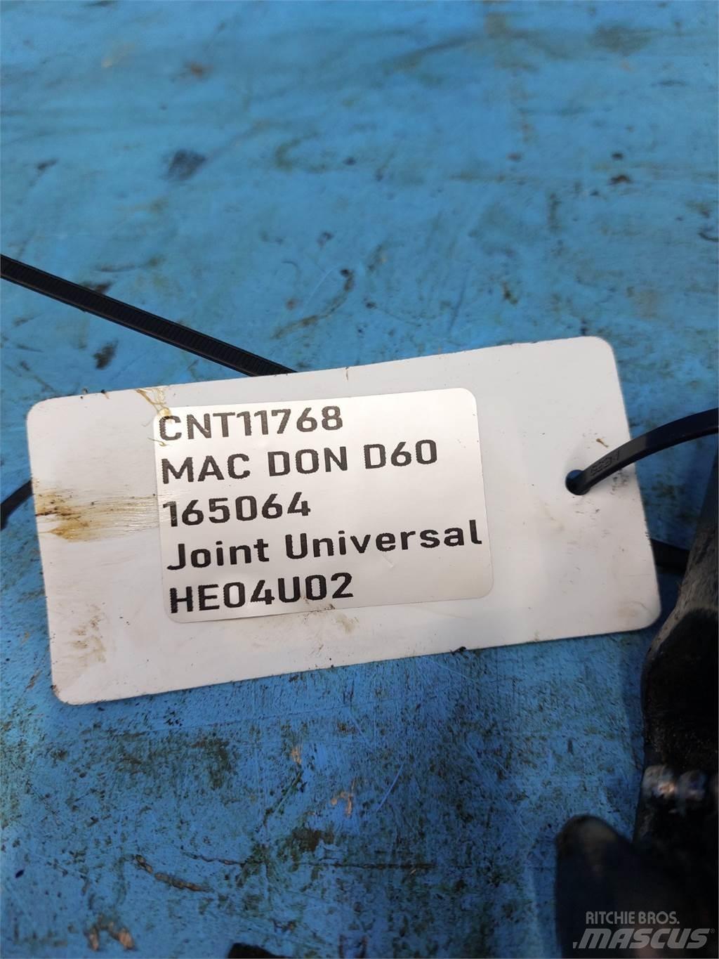 MacDon D60 Combine harvester accessories