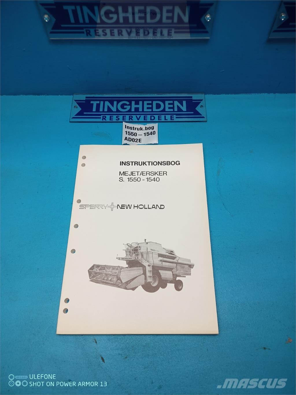New Holland 1550 Farm machinery