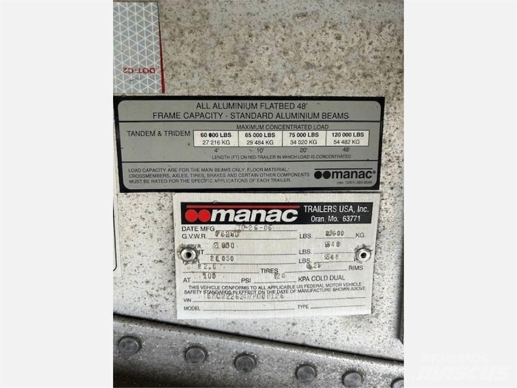 Manac CONTESTOGA Curtainsider trailers