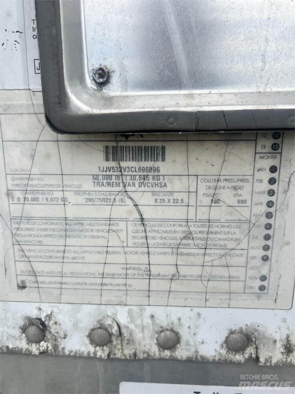 Wabash 53FT Dry Van Box Trailers