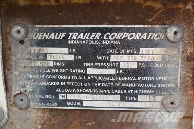 Fruehauf ECFI Dollies and Dolly Trailers