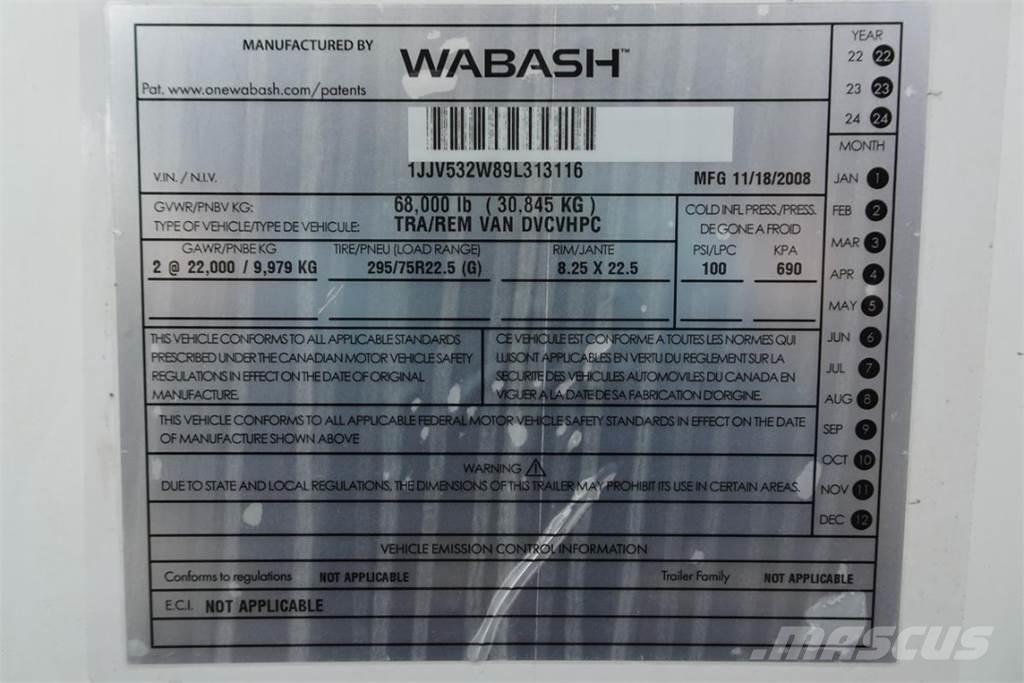 Wabash DVCVHPC Box Trailers