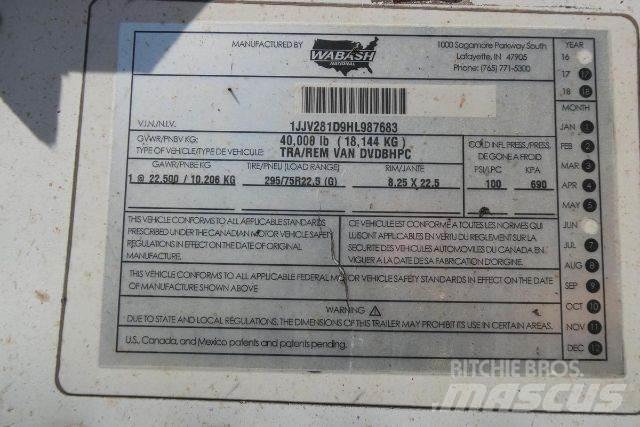Wabash DVDBHPC Box Trailers