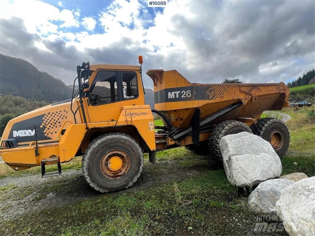 Moxy MT26 dumper. Site dumpers
