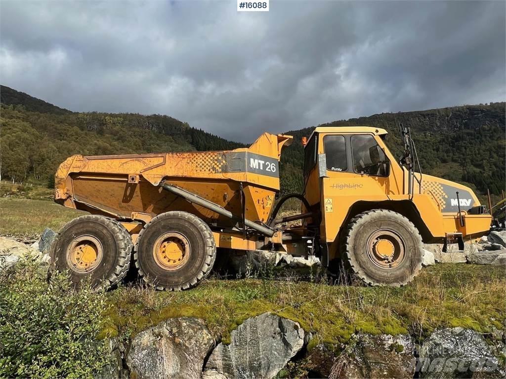 Moxy MT26 dumper. Site dumpers