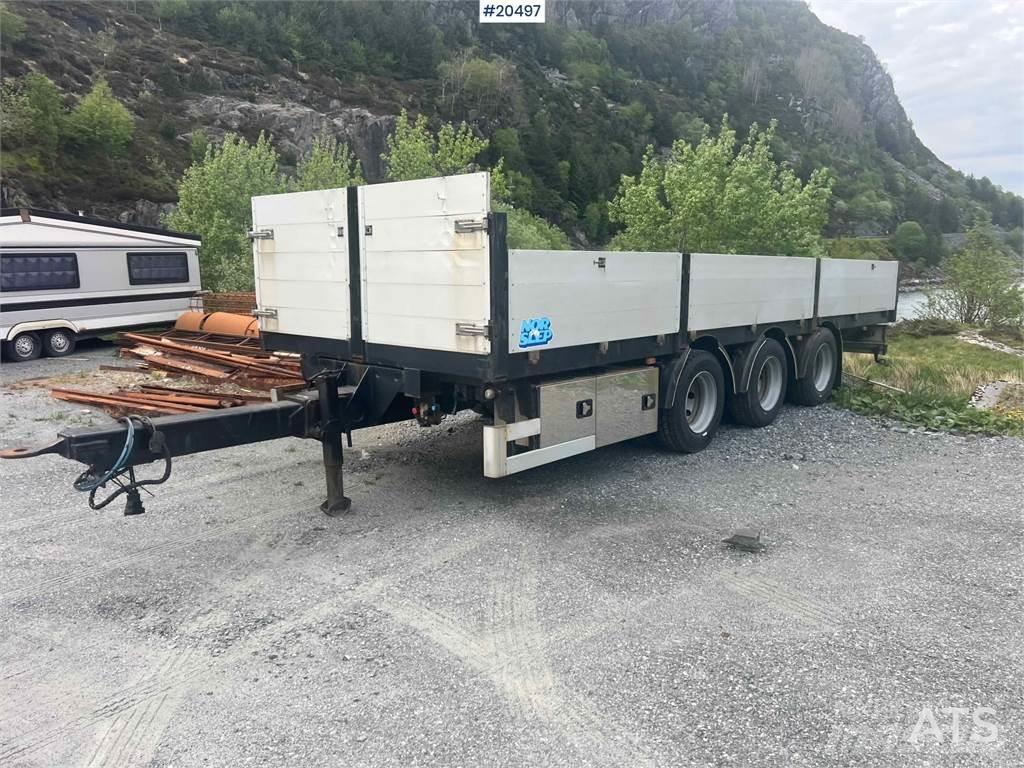  Nor-Slep 3 Akslet Flatbed/Dropside trailers