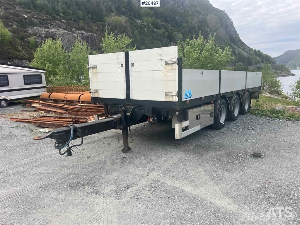  Nor-Slep 3 Akslet Flatbed/Dropside trailers