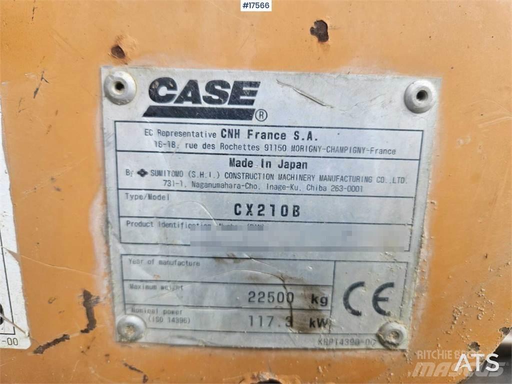 CASE CX210B Crawler excavators