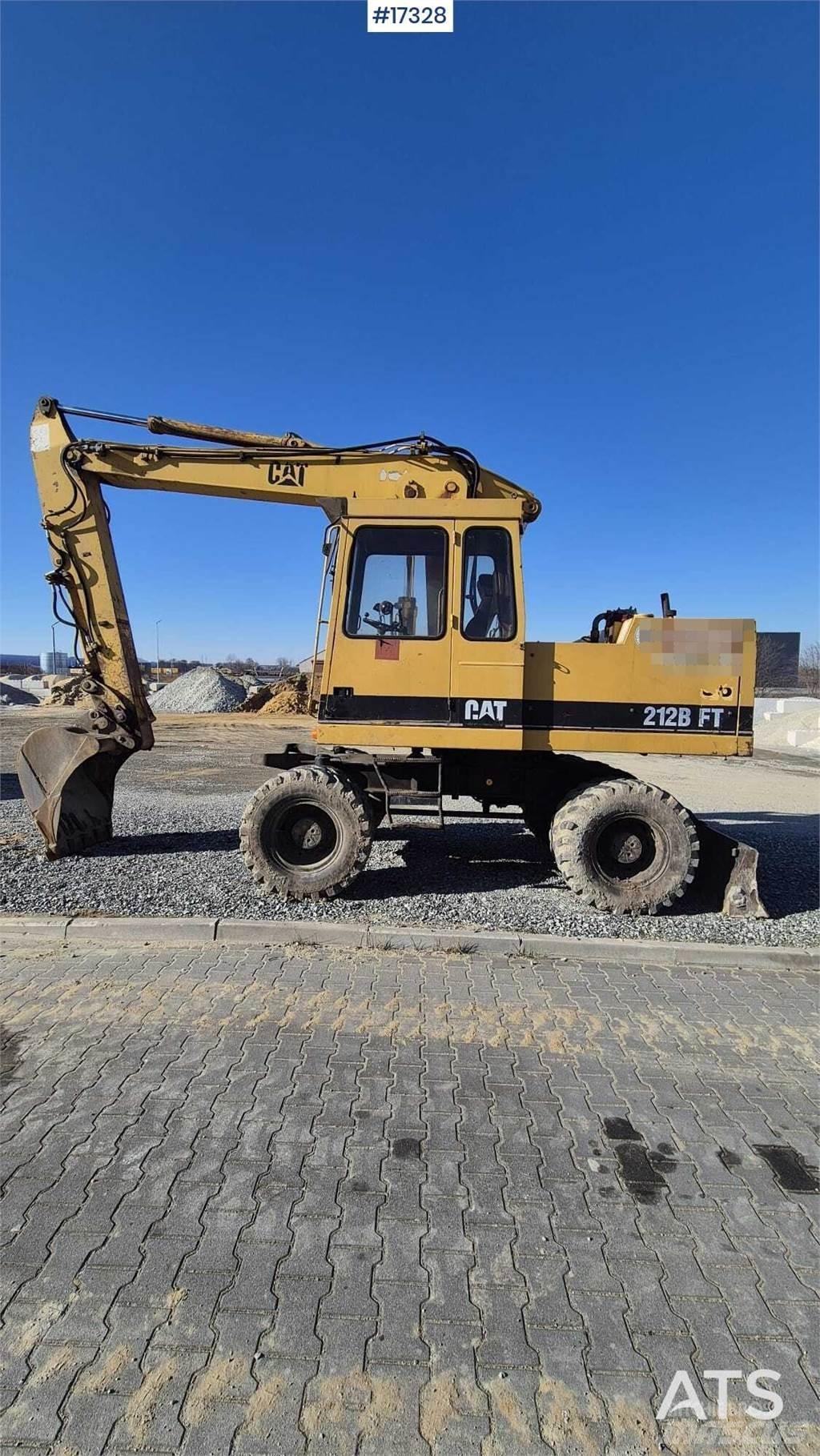 CAT 212BFT Wheeled excavators