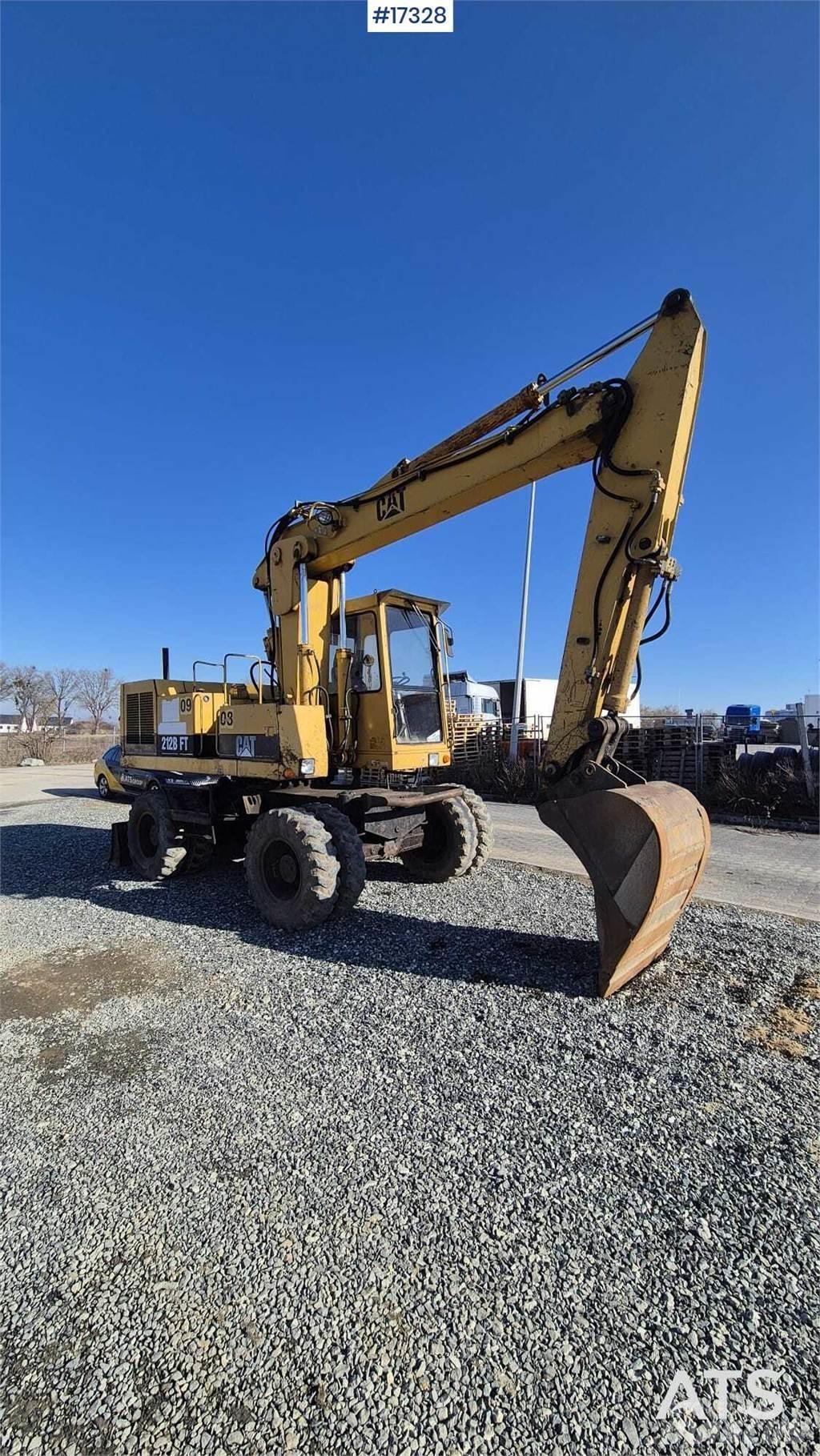 CAT 212BFT Wheeled excavators