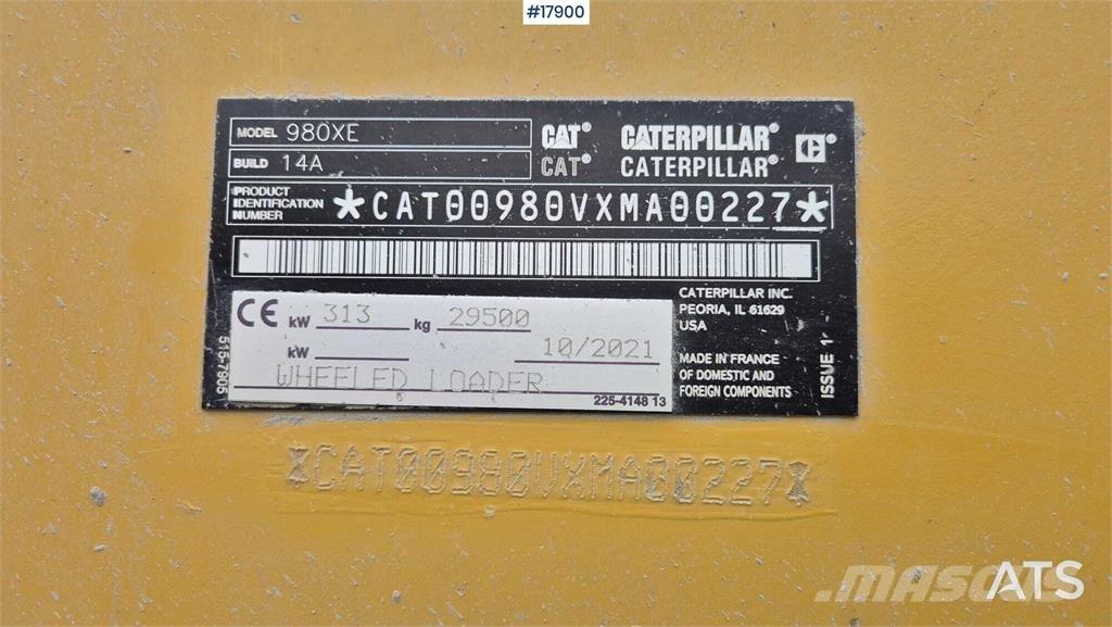 CAT 980 XE Wheel loaders
