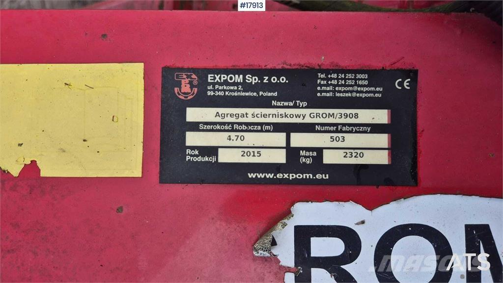 Expom Grom/3908 Other tillage machines and accessories