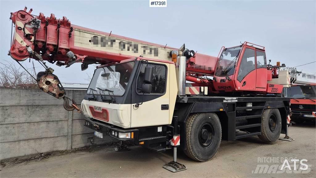 Grove GMK2035 All terrain cranes