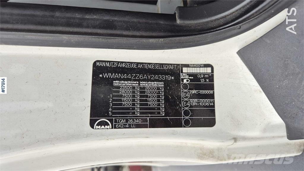 MAN TGM 26.340 Truck mounted cranes