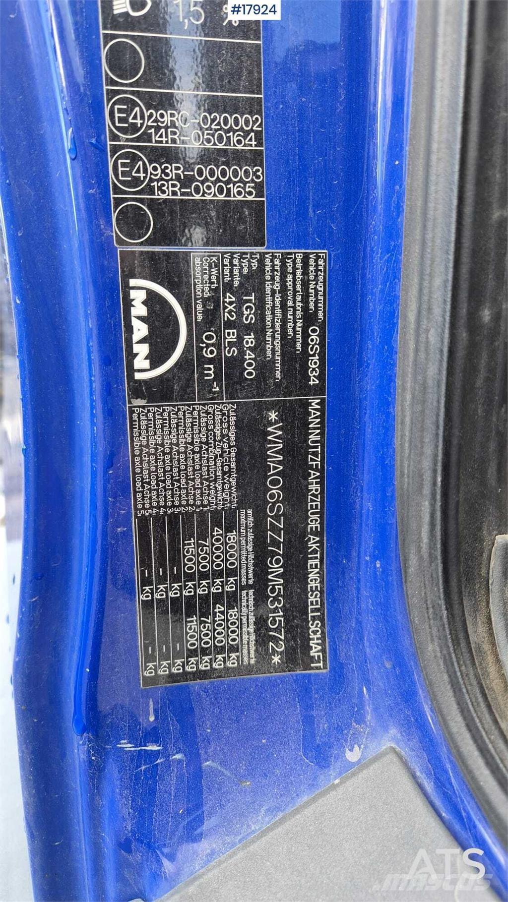 MAN TGS 18.400 Prime Movers