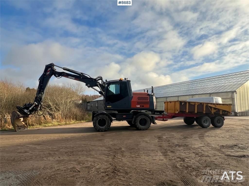 Atlas 160W Wheeled excavators
