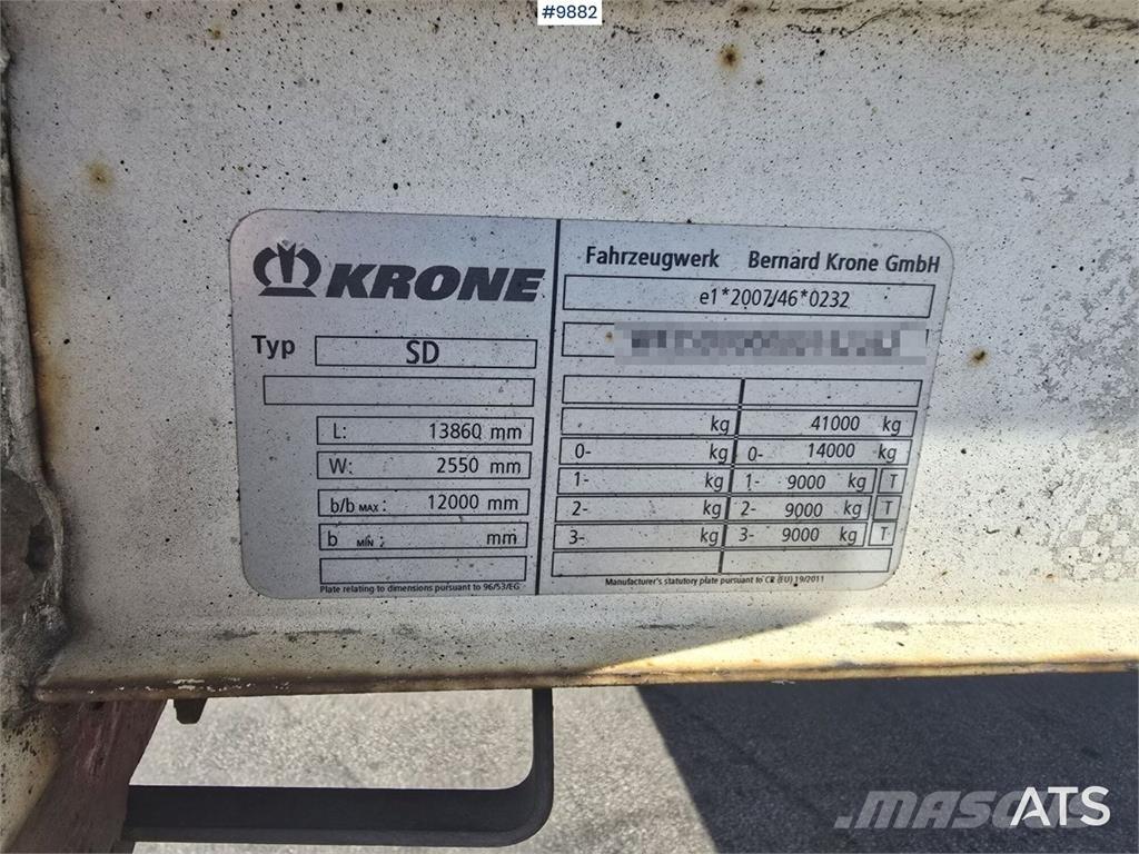 Krone trailer Curtain sider semi-trailers