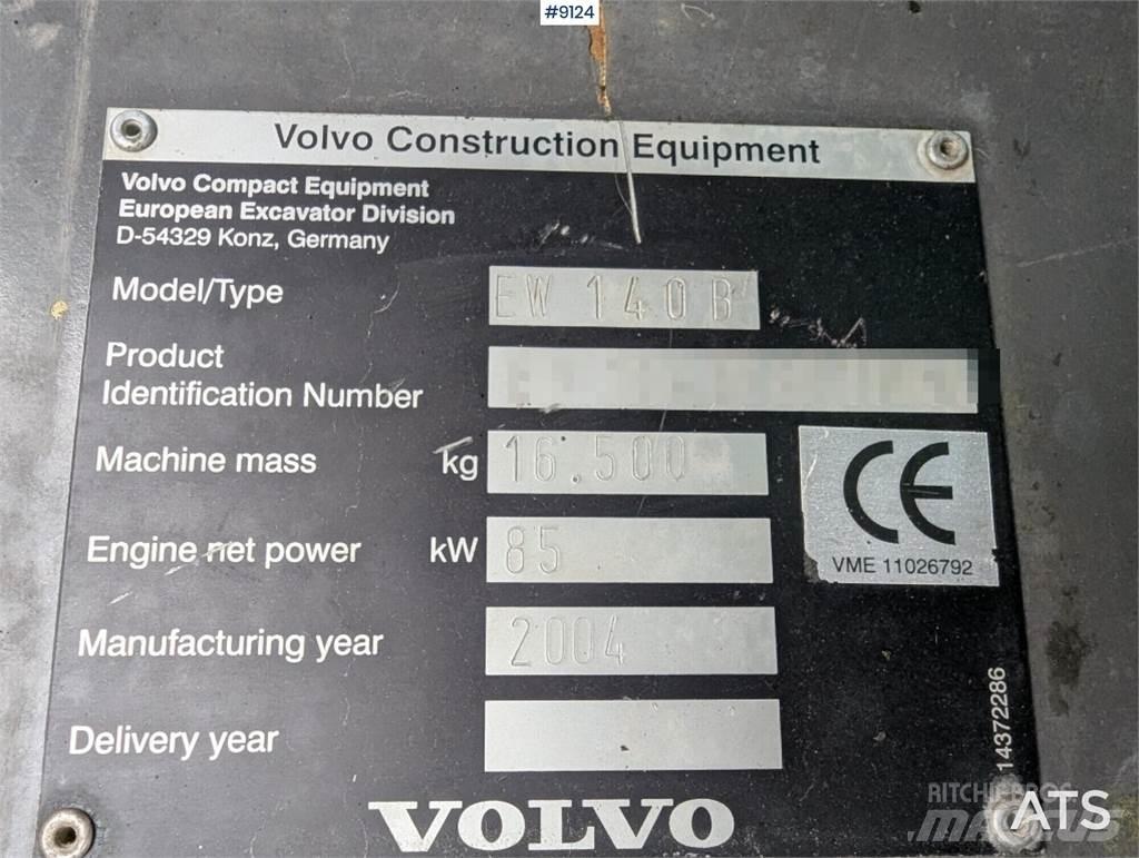 Volvo EW140B Wheeled excavators