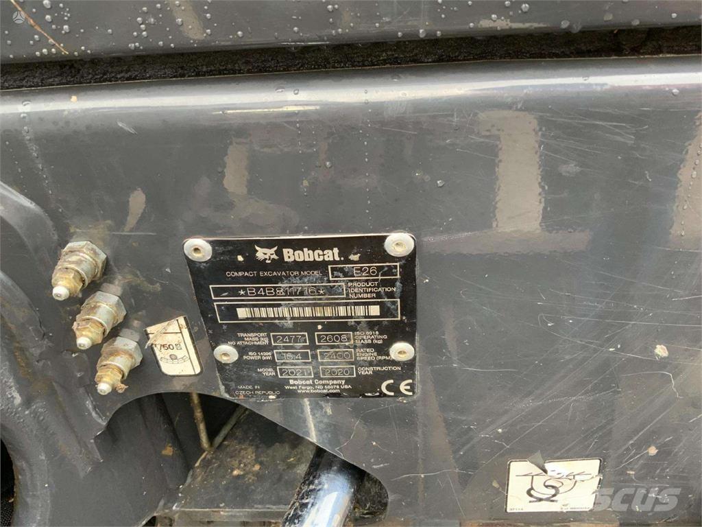 Bobcat E26 Mini excavators < 7t (Mini diggers)