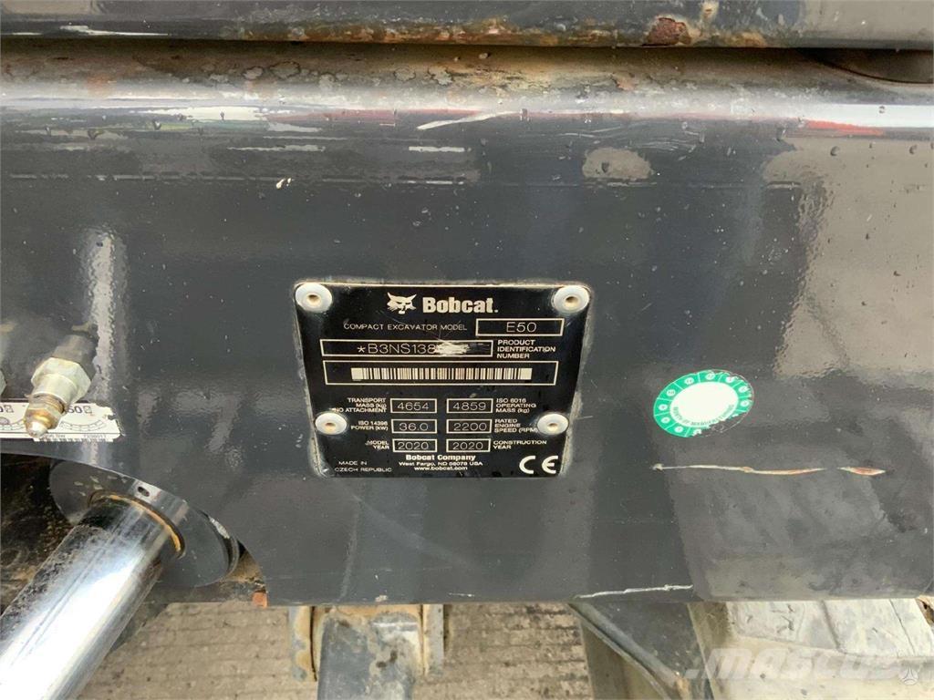 Bobcat E50 Crawler excavators