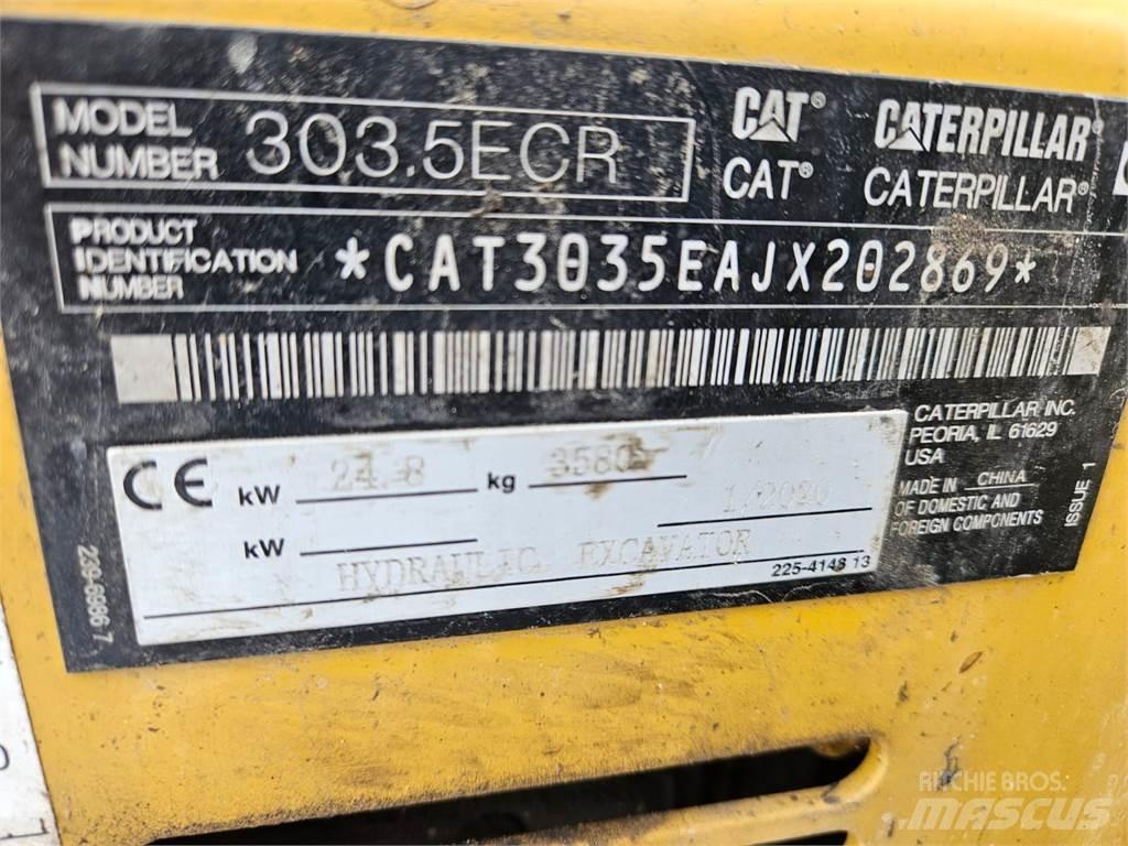 CAT 303.5ECR Mini excavators < 7t (Mini diggers)