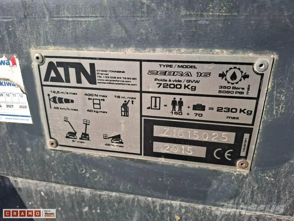 ATN Zebra 16 Articulated boom lifts