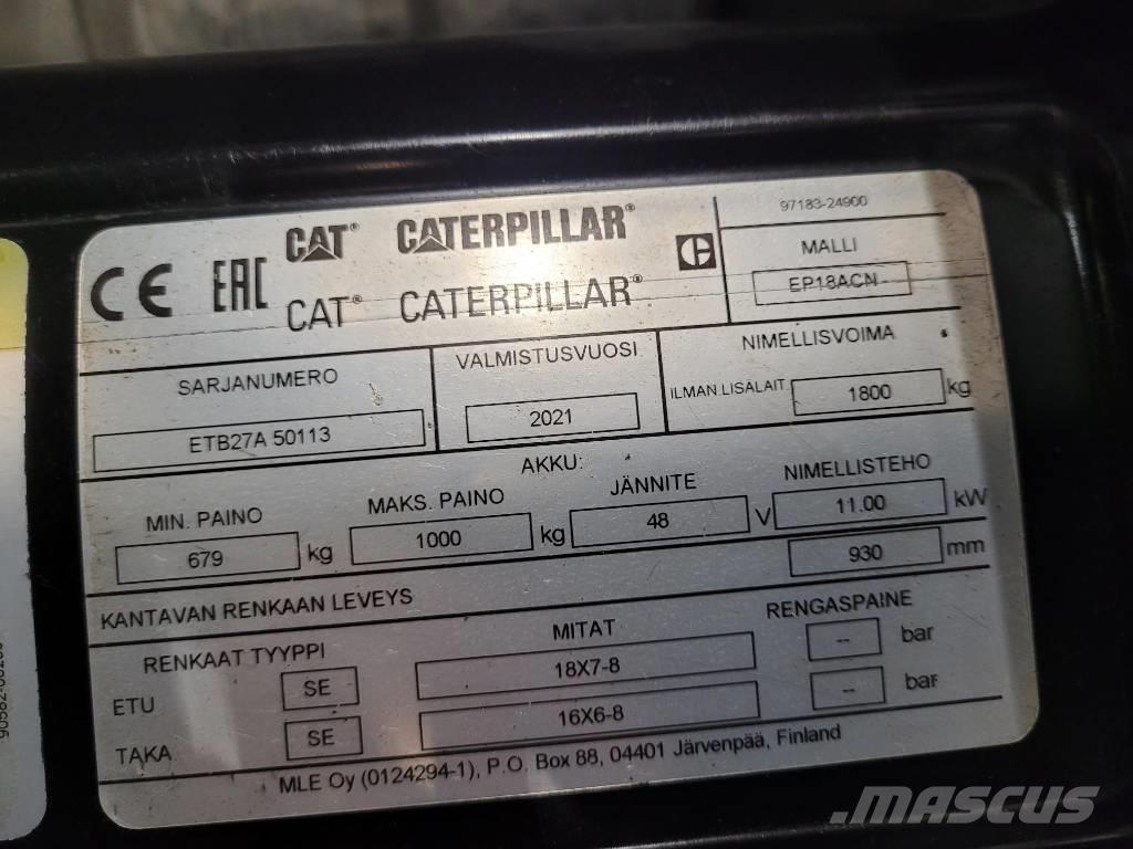 CAT EP18 ACN Electric forklift trucks