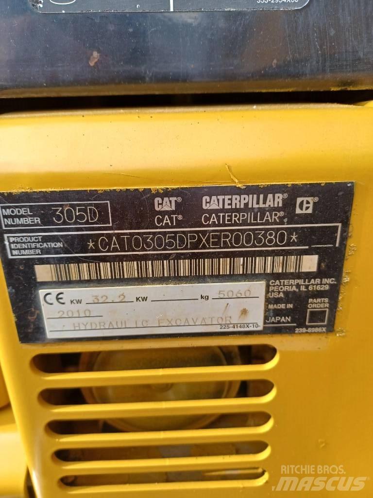 CAT 305 Mini excavators < 7t (Mini diggers)
