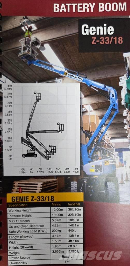 Genie Z 33/18 Articulated boom lifts