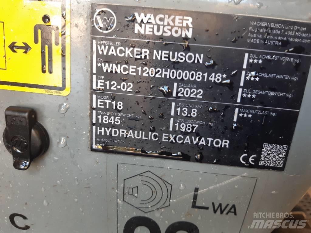 Wacker Neuson ET18 Crawler excavators