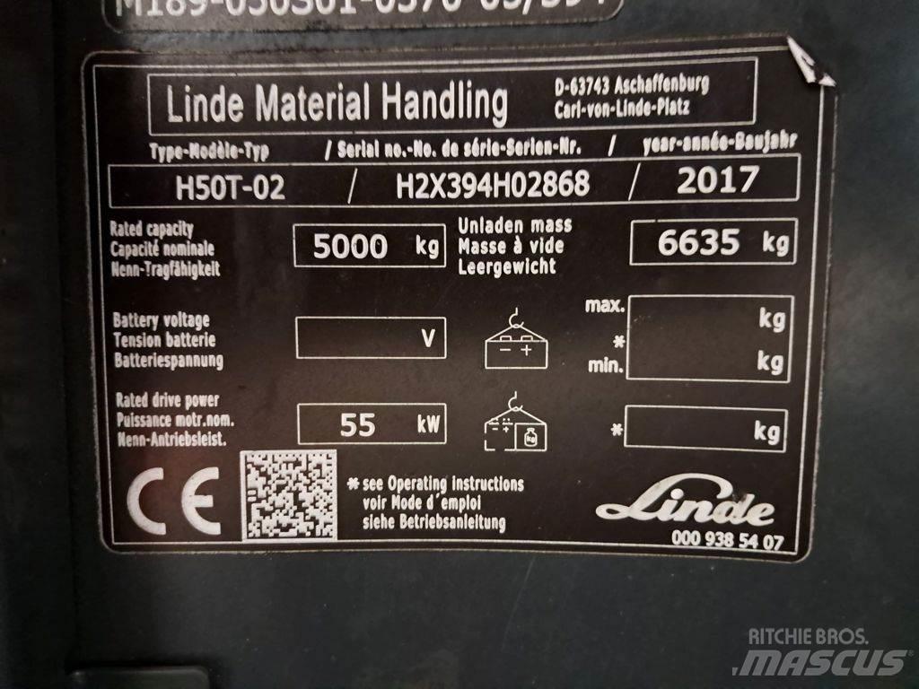 Linde H50T-02 LPG trucks