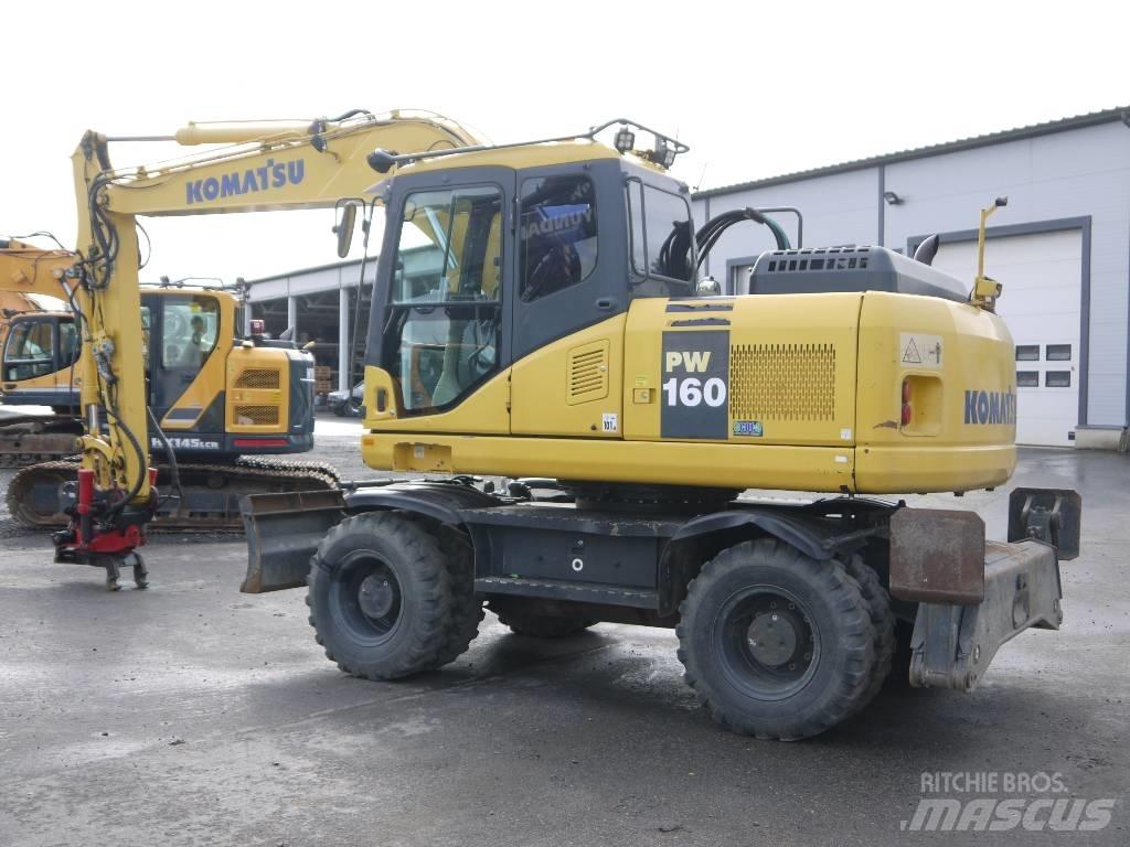 Komatsu PW 160-7E0 Wheeled excavators