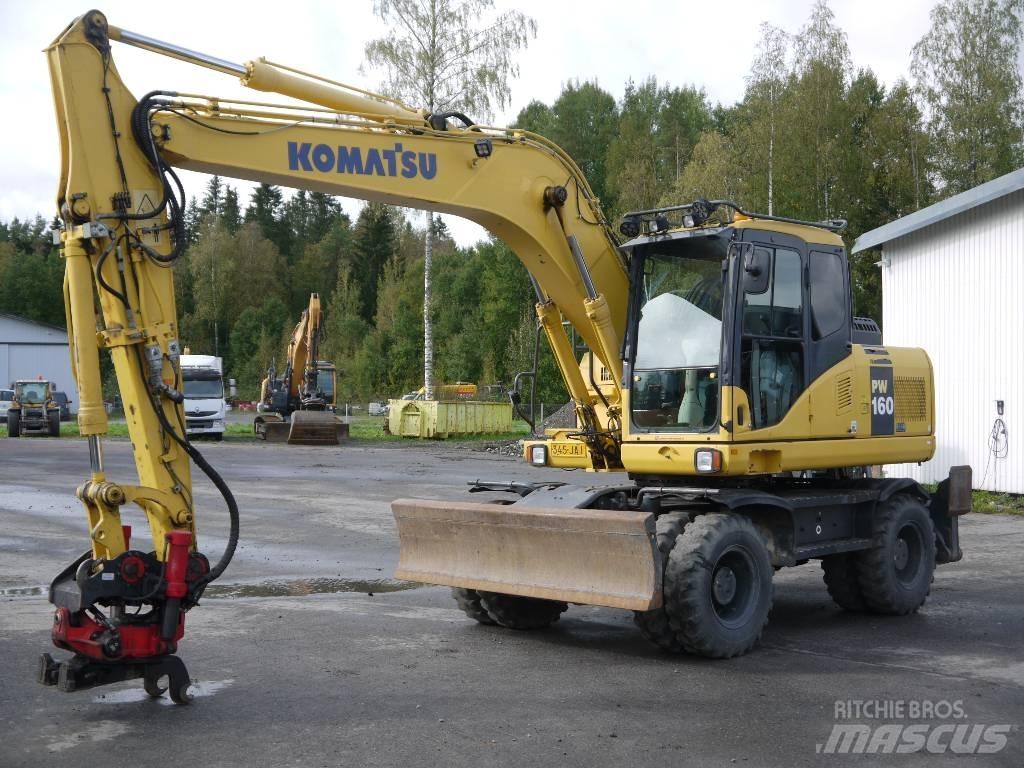 Komatsu PW 160-7E0 Wheeled excavators
