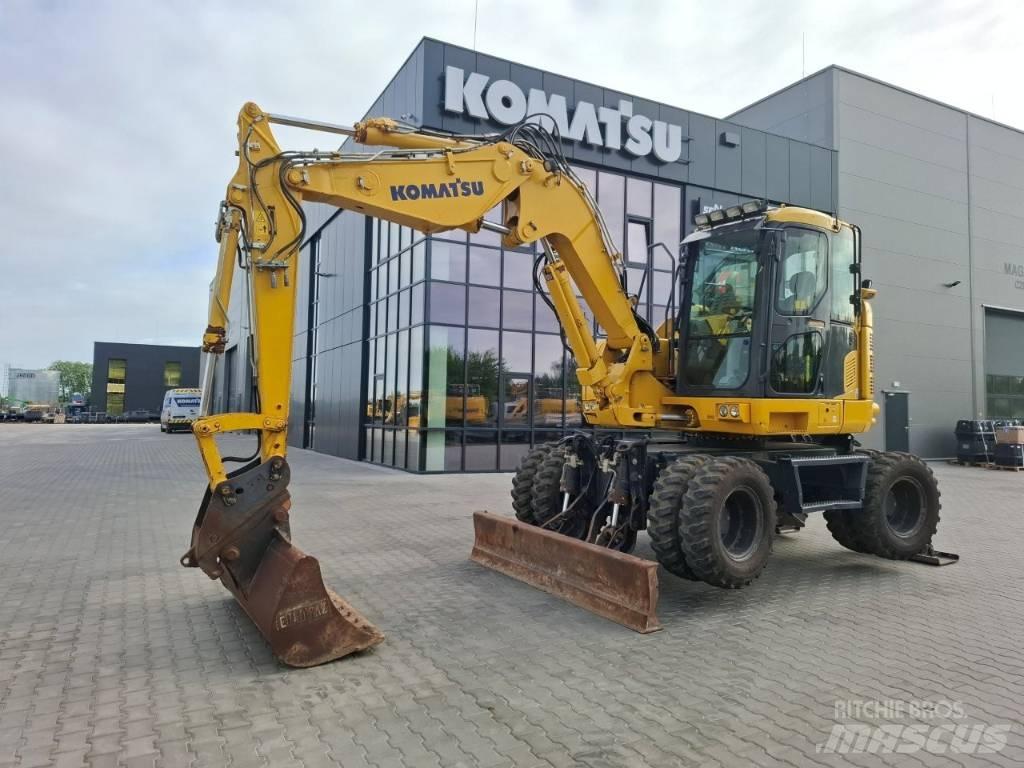 Komatsu PW 118MR-11 Wheeled excavators