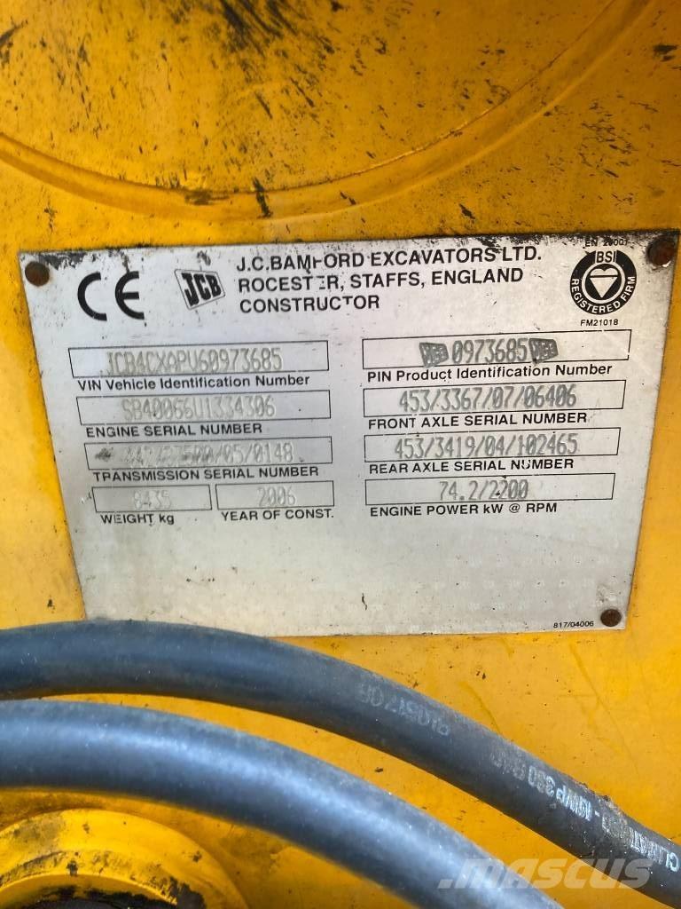 JCB 4 CX Backhoe