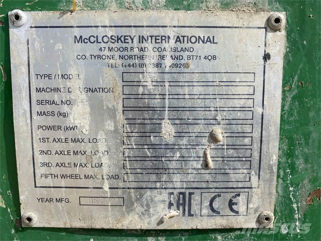 McCloskey VTS95 Mobile crushers