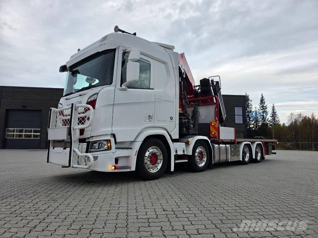 Scania R 650 Truck mounted cranes