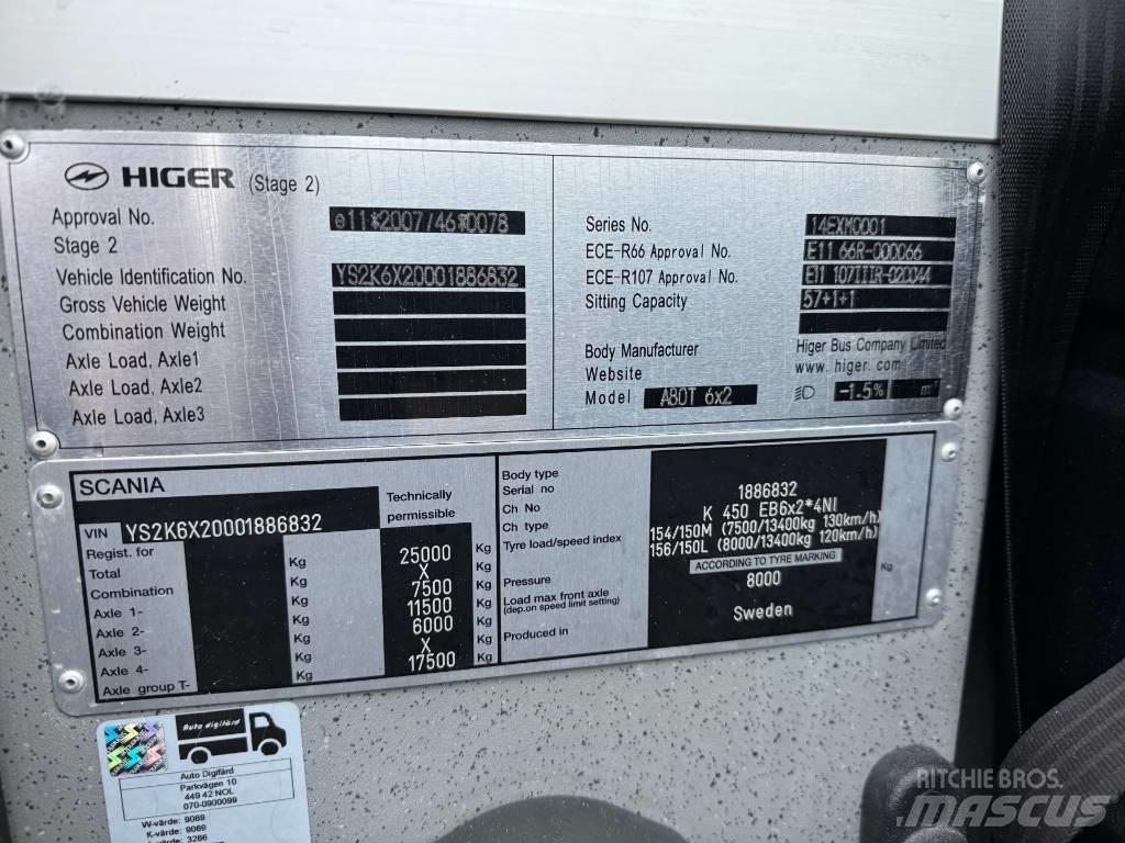 Scania Higer Touring Coach