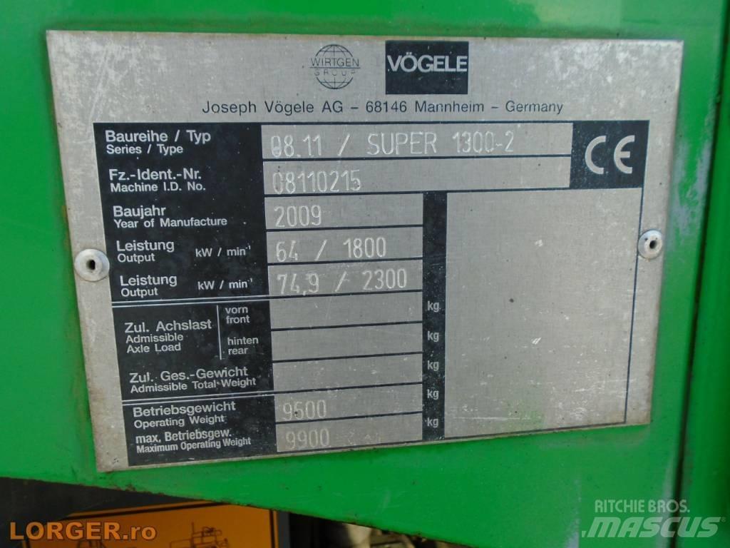 Vögele Super 1300-2 Asphalt pavers