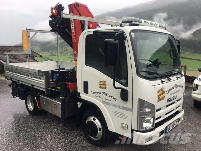 Isuzu N2 mit HMF 910 Truck mounted cranes